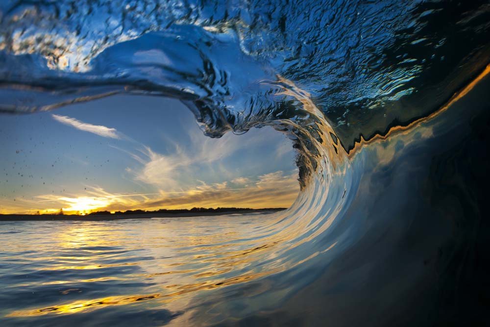 Shane Chalker Photography | Sunset Glass Off Tuncurry Beach